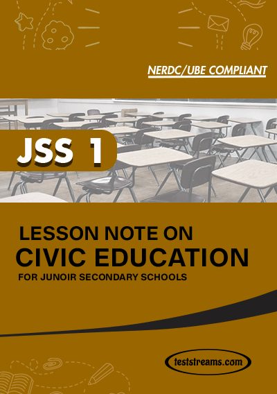 Lesson Note on CIVIC EDUCATION