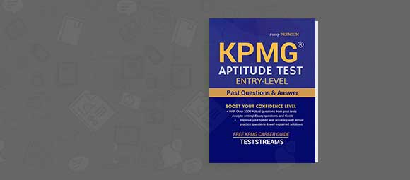 Free KPMG Job Aptitude Test Past Questions 2024