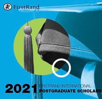 The FirstRand Laurie Dippenaar International postgraduate study Scholarships 2021 for young South Africans.