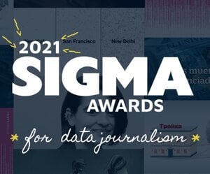 The Sigma Awards 2021 for Data Journalists worldwide (US$5,000 cash prize)