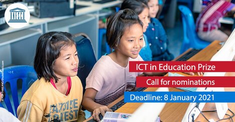 2020 UNESCO King Hamad Bin Isa Al-Khalifa Prize for the Use of ICT in Education Prize – Deadline Extended