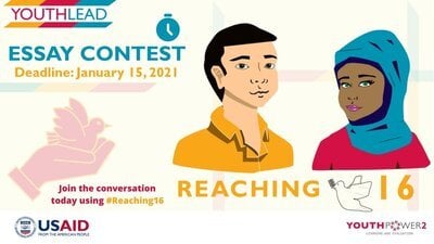 USAID YouthLead #Reaching16 Essay Contest 2020 for young changemakers.