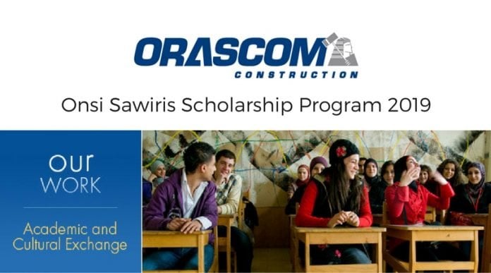 Orascom Construction Onsi Sawiris Scholarship Program 2022/2023 for Egyptians to Study in USA (Fully Funded)