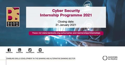 Banking Sector Education and Training Authority ( BANKSETA) Cyber Security Internship Programme 2021 for young South Africans