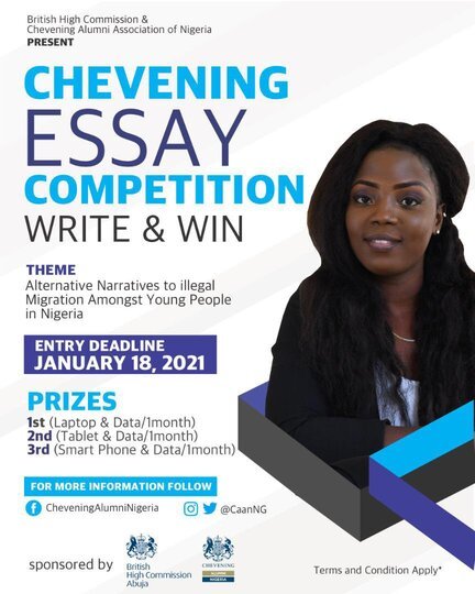 CHEVENING Essay Competition 2021 for Nigerian Undergraduates