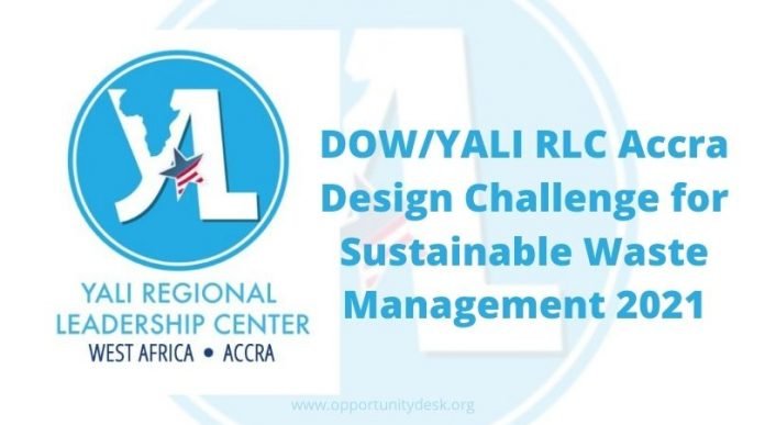 DOW/YALI RLC Accra Design Challenge 2021 for Sustainable Waste Management