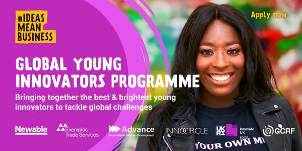 Global Young Innovators Program 2021 for young South Africans (R200,000 grant)