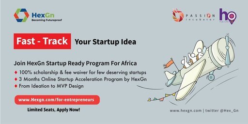 HexGn Startup Ready Online Accelerator Program 2021 for early-stage Entrepreneurs.