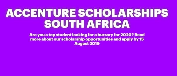 Accenture SA Education Trust Scholarships 2022 for young South Africans