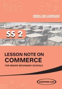Free Commerce Lesson Note SS 2