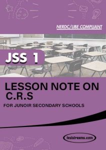 Free C.R.S Lesson Note JSS 1