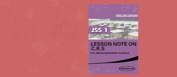 Free C.R.S Lesson Note JSS 1