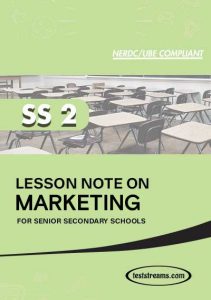 Free Marketing Lesson Note SS 2
