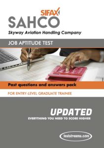 Free SAHCO Aptitude Test Past Questions and Answers 2022