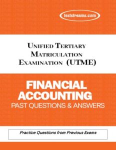 Free UTME Financial Accounting Practice Questions and Answers 