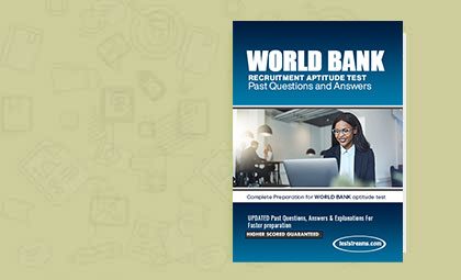 Free World Bank Job Aptitude Test Past Questions and Answers