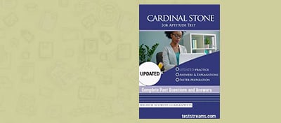 Cardinal Stone Job Test Past Questions and Answers