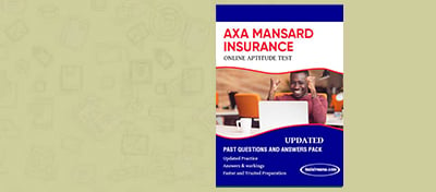 Free AXA Mansard Insurance Aptitude Test Past Questions And Anwers-PDF Download