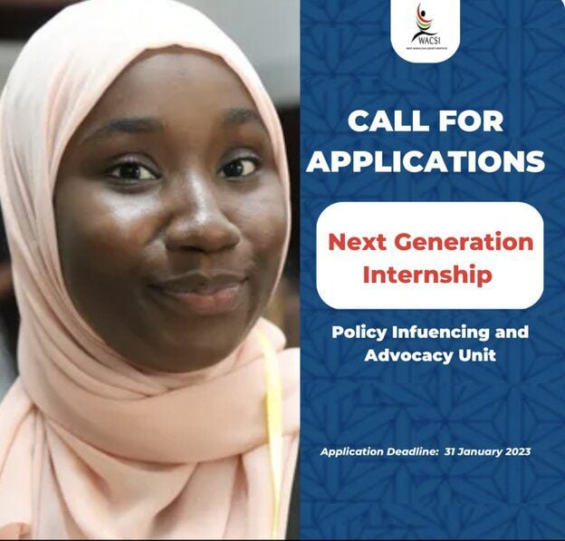 West Africa Civil Society Institute (WACSI) 2023 Next Generation Internship Programme – Accra,Ghana (Fully Funded internship)