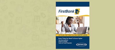 First Bank Aptitude test Past Questions and Answers – [Free]