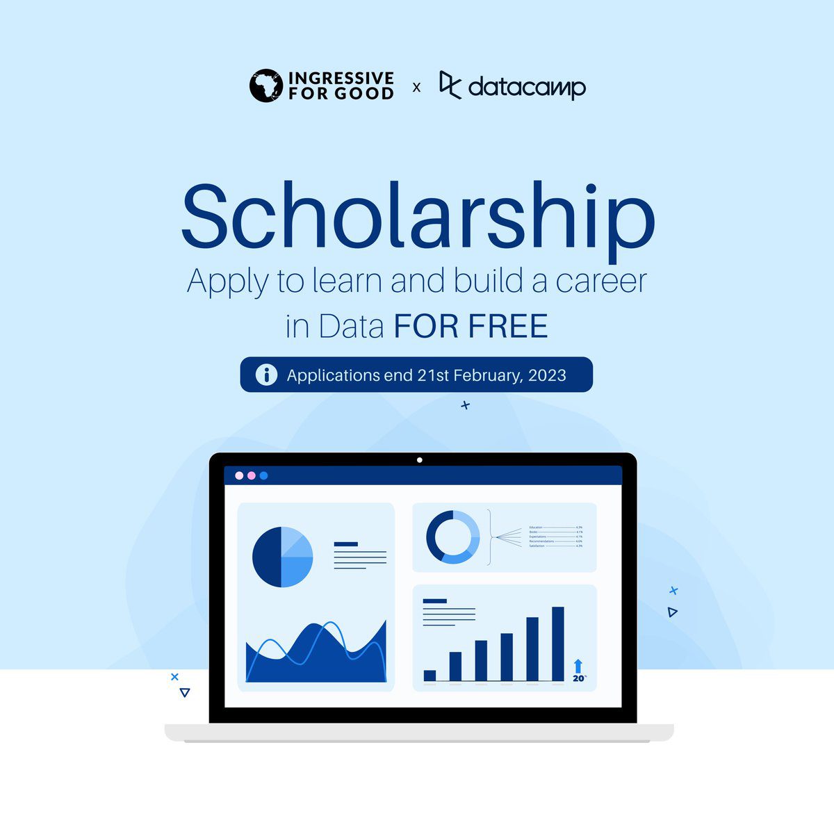 Ingressive for Good (14G) DataCamp Scholarships 2023 for young Africans