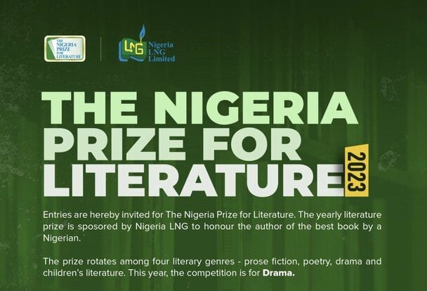 2023 Nigeria LNG Limited (NLNG) Prize for Literature ($USD 100,000 prize)