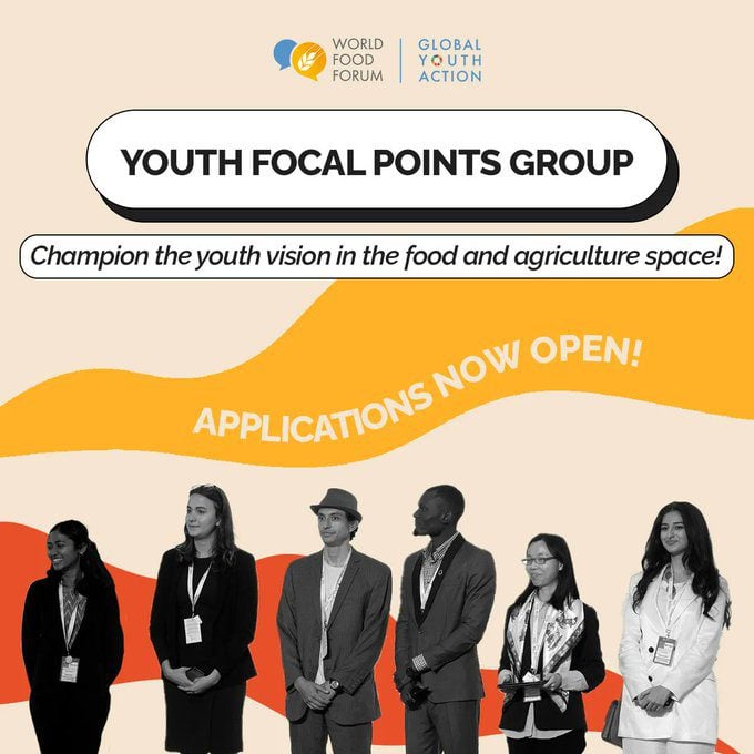 Call for Applications: The World Food Forum (WFF) Youth Focal Points Group. 
