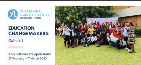 YALI-RLC SA/Trevor Noah Foundation Education Change Makers Programme 2023 (Cohort 3) for young Southern Africans (Fully Funded)