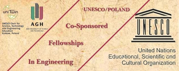 UNESCO/Poland Co-Sponsored Engineering Fellowship Programme 2023/2024 (Fully Funded)
