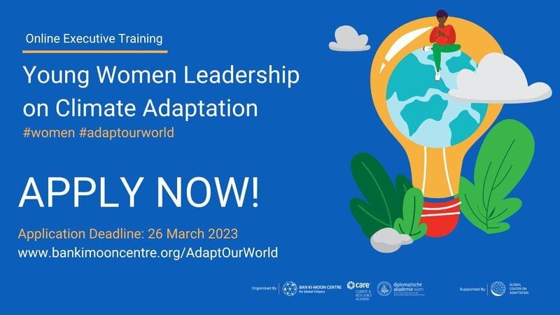 Ban Ki-Moon Center Online Executive Training: Young Women Leadership on Climate Adaptation