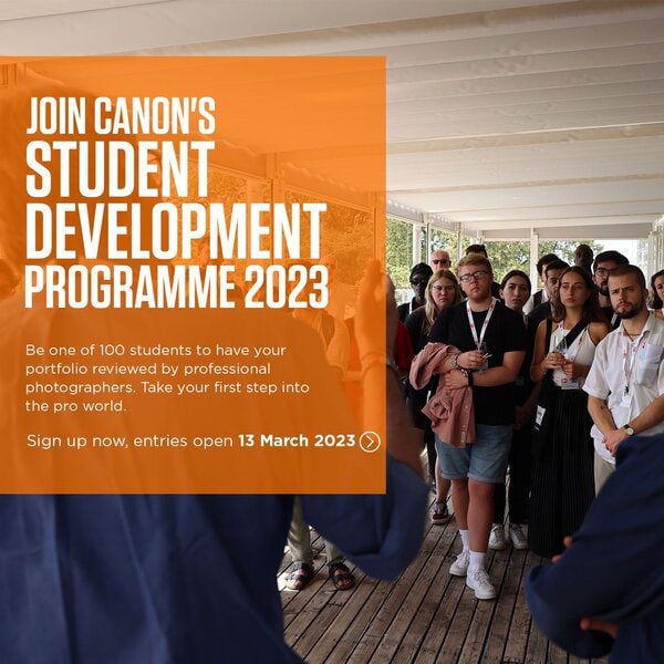 Canon Student Development Programme 2023 for aspiring photographers.