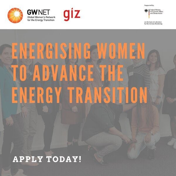 Energising Women to Advance the Energy Transition 2023 Mentoring Programme