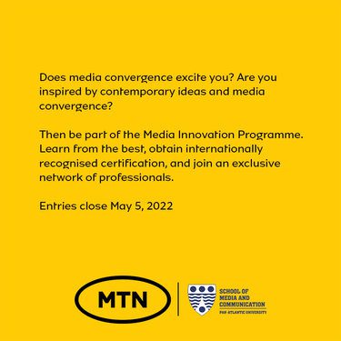 The Pan-Atlantic University/MTN Media Innovation Programme (MIP) 2023 for Nigerian media practitioners (All expense paid trip to South Africa)