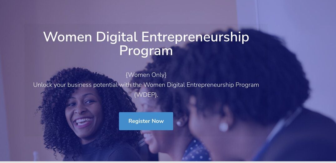 The Women Digital Entrepreneurship Program {WDEP} 2023 for young Nigerian women.