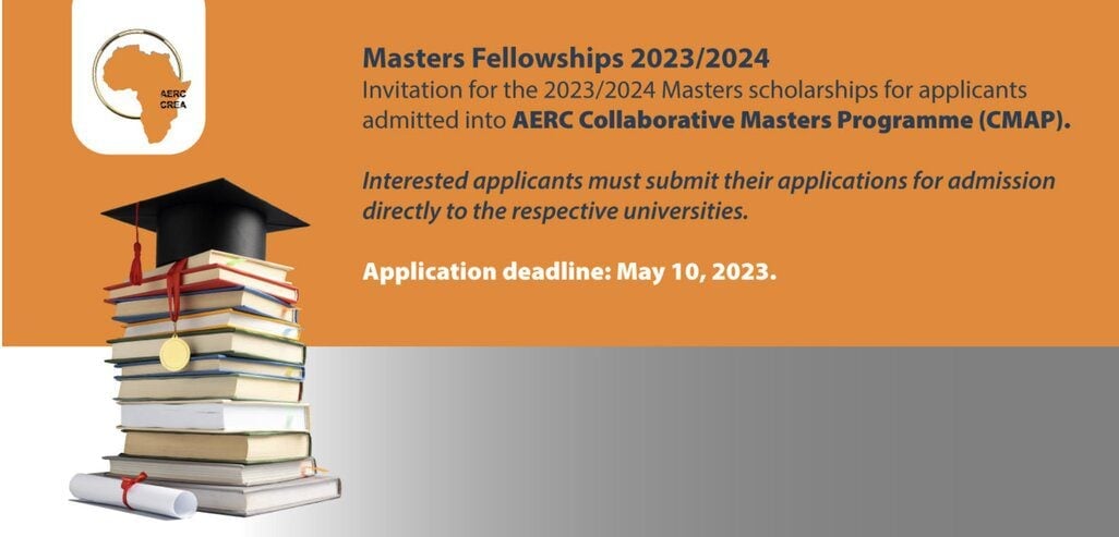 African Economic Research Consortium (AERC) Masters Fellowships 2023/2024 