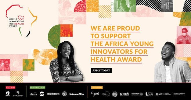 The Africa Young Innovators for Health Award 2023 for young African Innovators ($90 000 in funding)