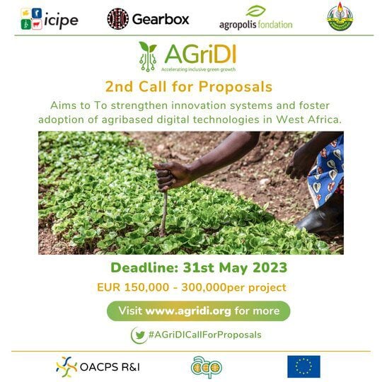 Call for Proposal: Accelerating inclusive green growth through agri-based digital innovation in West Africa (AGriDI)