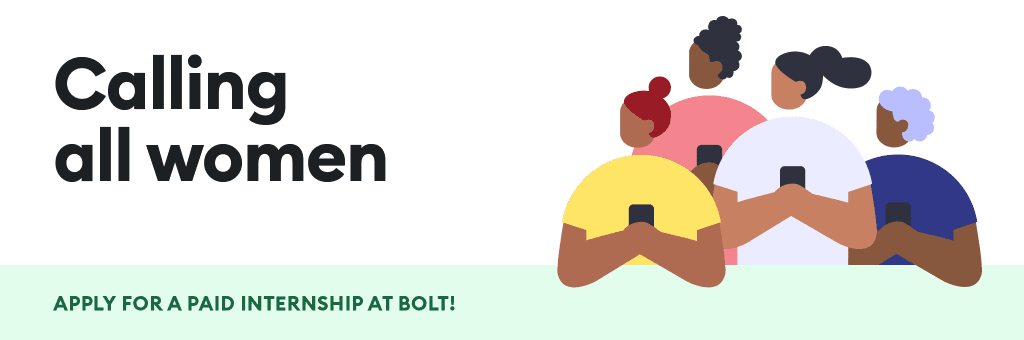 The Bolt Outternship Program 2023 for Kenyan Women in Tech.