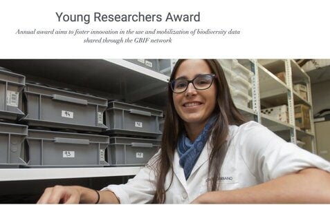 Global Biodiversity Information Facility (GBIF) Young Researchers Awards 2023 for graduate students (€5,000 prize)