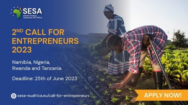 Smart Energy Solutions for Africa (SESA) Call for Entrepreneurs 2023
