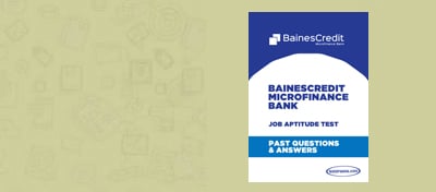 Free Baines Credit Microfinance Bank test past questions and answers-PDF Download