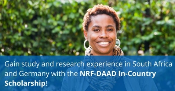 NRF-DAAD In-Country Scholarship Postgraduate (Masters and Ph.D.) Scholarships 2023/2024 for young South African Graduates (Fully Funded)