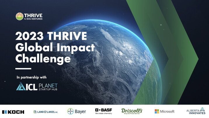 The THRIVE Global Impact Challenge 2023 for innovative agriculture startups 