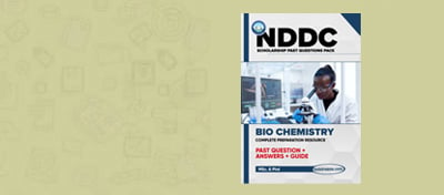 NDDC Scholarship Biochemistry Past Questions And Answers [Free – Download]