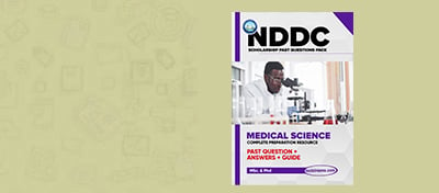 NDDC Scholarship Medical Sciences Past Questions And Answers [Free – Download]