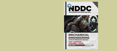 NDDC Scholarship Mechanical Engineering Past Questions and Answers[free download]