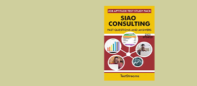 SIAO Consulting Job Aptitude Test Past Questions and Answers- [FreePDF Download]
