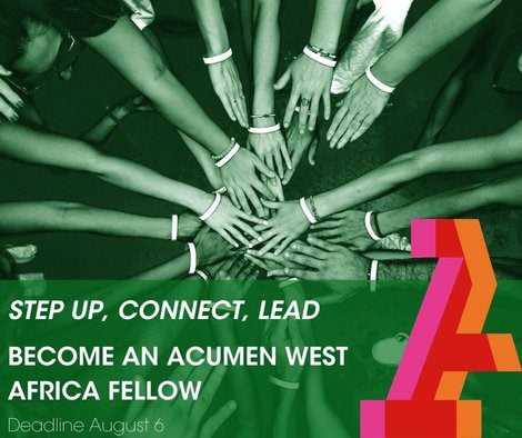 Acumen West Africa Fellows Programme 2024 for emerging Leaders in West Africa (Fully Funded)