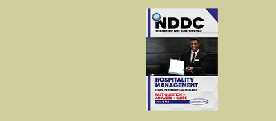 NDDC Scholarship Past Questions And Answers – Hospitality Management [PDF Download]