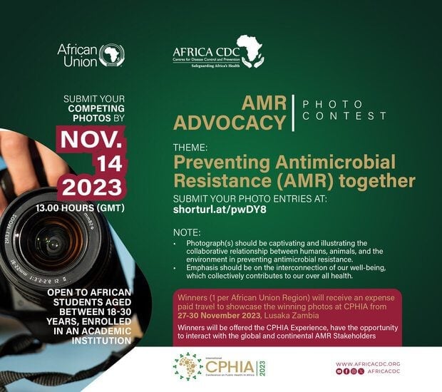 CPHIA Side Event: AMR Advocacy Photo Contest 2023 for young African students.